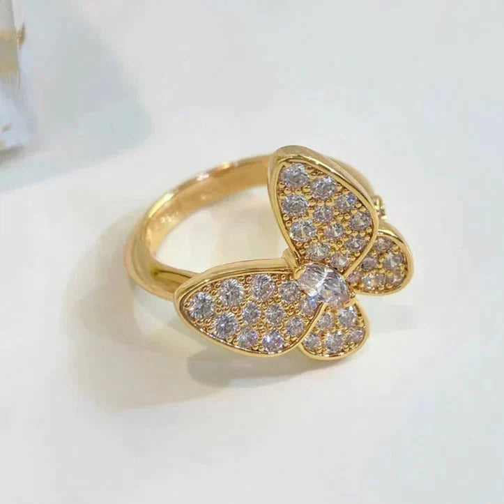[Marins]BUTTERFLY DIAMOND RING