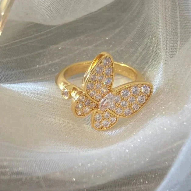 [Marins]BUTTERFLY DIAMOND RING