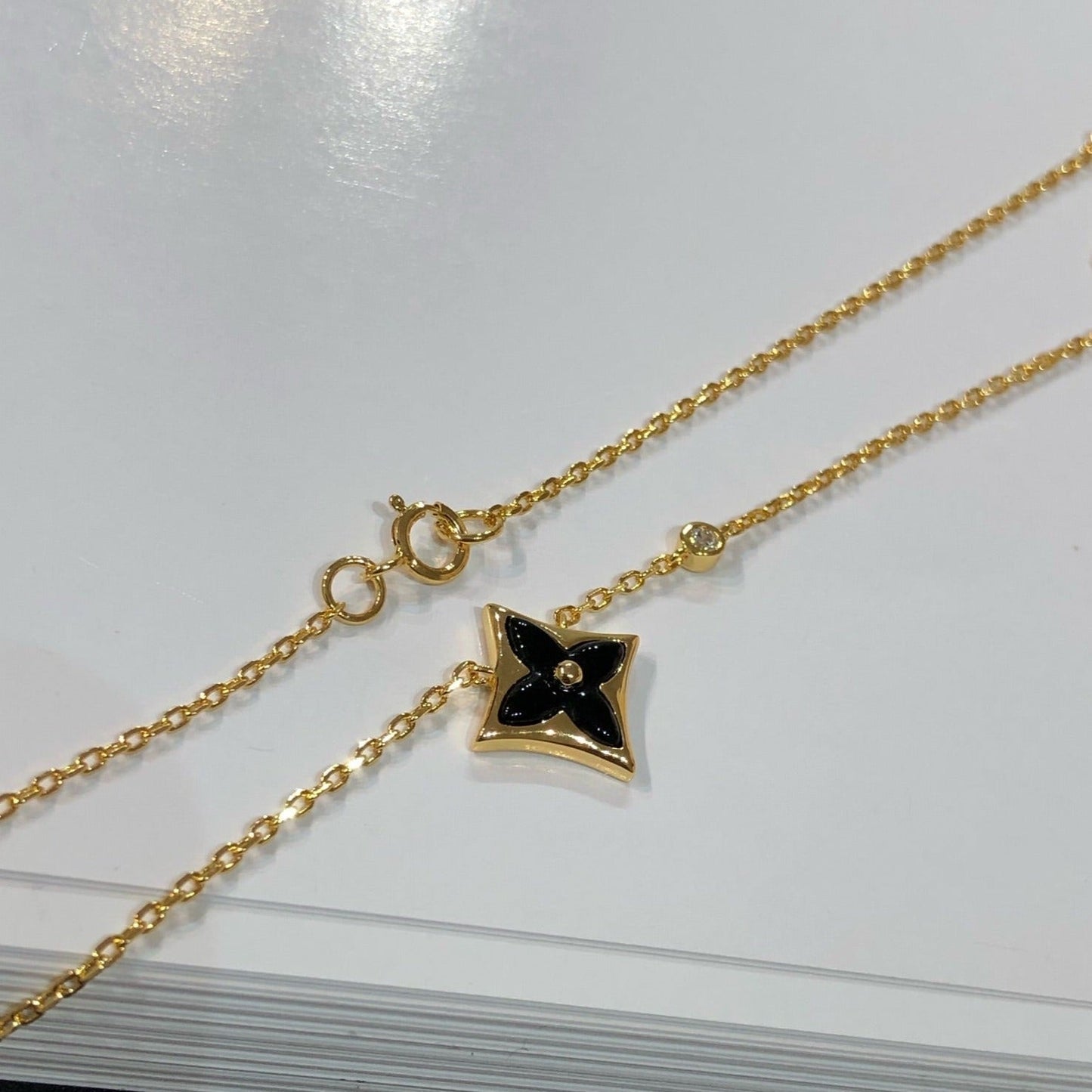 [Marins]STAR BLACK MOP NECKLACE