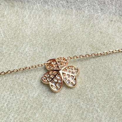 [Marins]FLOWER DIAMOND NECKLACE