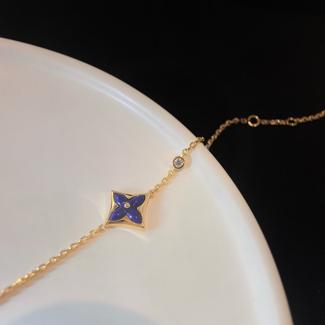 [Marins]COLOR STAR PINK GOLD DIAMOND BRACELET