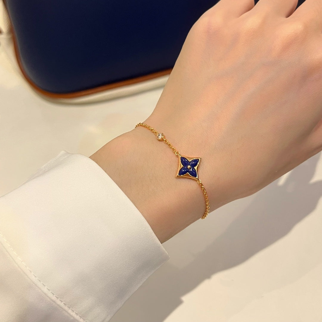 [Marins]COLOR STAR PINK GOLD DIAMOND BRACELET