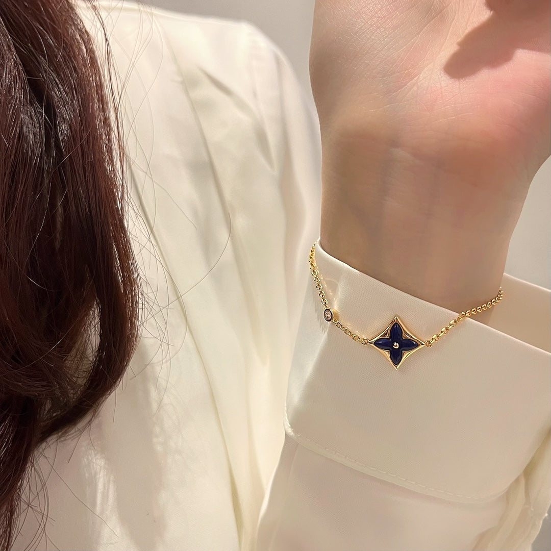 [Marins]COLOR STAR PINK GOLD DIAMOND BRACELET