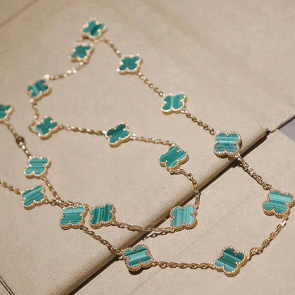 [Marins]CLOVER 20 MOTIFS MALACHITE GOLD