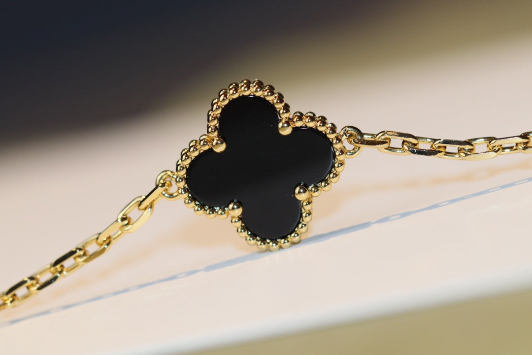 [Marins]CLOVER 20 MOTIFS ONYX Marins GOLD