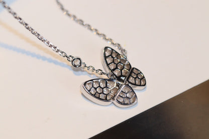 [Marins]BUTTERFLY DIAMOND NECKLACE