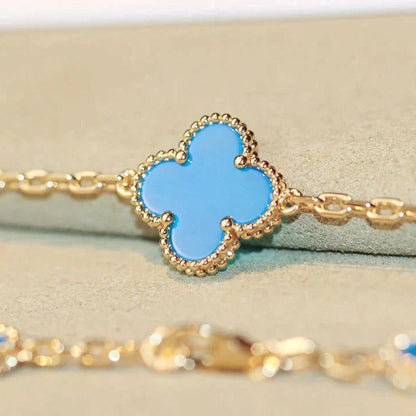 [Marins]CLOVER 20 MOTIFS TURQUOISE GOLD
