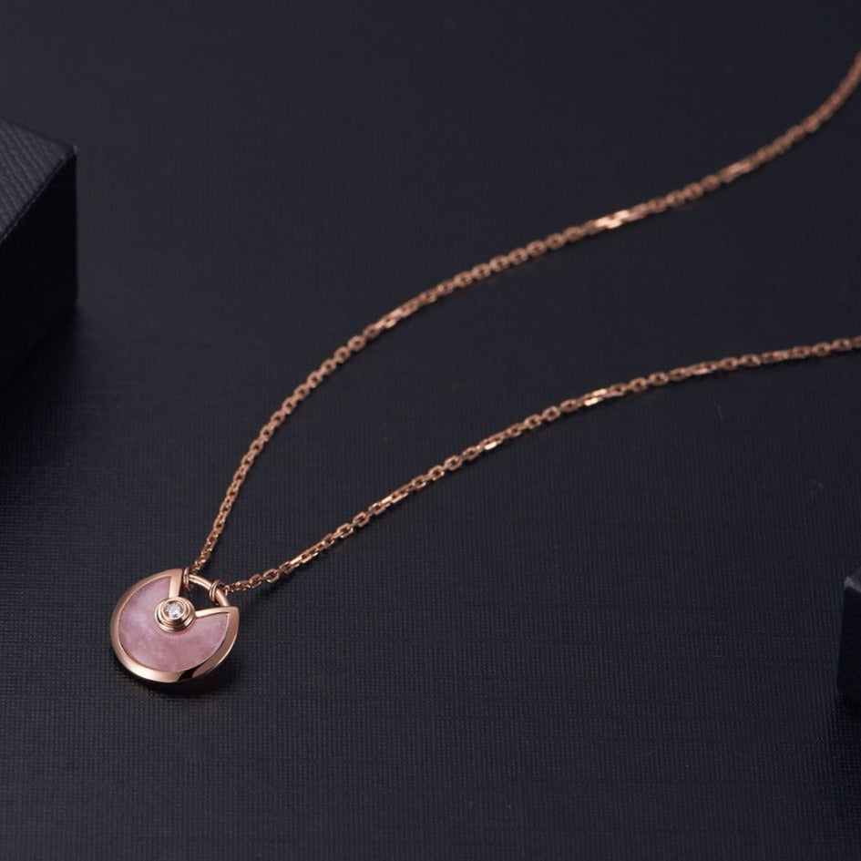 [Marins]AMULETTE Marins GOLD PINK MOP NECKLACE