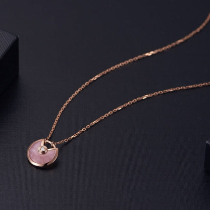 [Marins]AMULETTE Marins GOLD PINK MOP NECKLACE