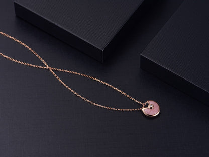 [Marins]AMULETTE Marins GOLD PINK MOP NECKLACE
