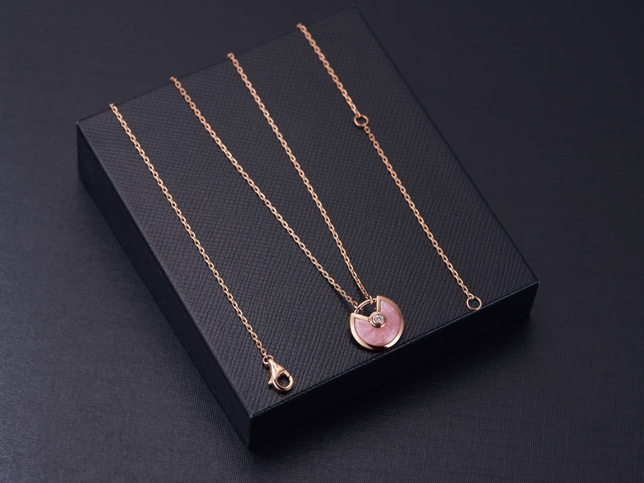 [Marins]AMULETTE Marins GOLD PINK MOP NECKLACE