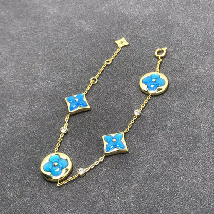 [Marins]STAR AND SUN TURQUOISE 4 MOTIFS 3 DIAMONDS