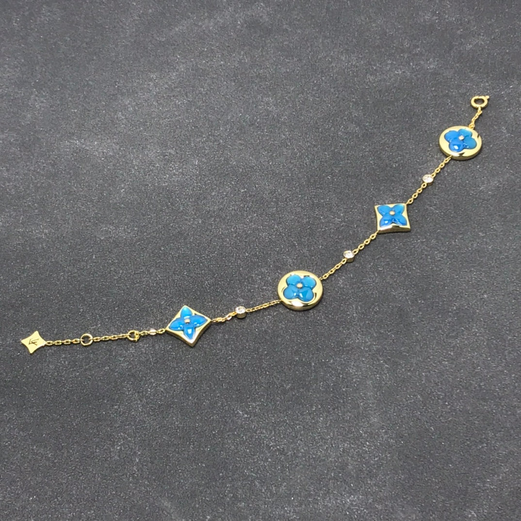 [Marins]STAR AND SUN TURQUOISE 4 MOTIFS 3 DIAMONDS