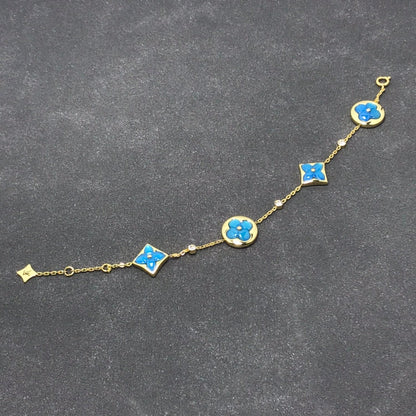 [Marins]STAR AND SUN TURQUOISE 4 MOTIFS 3 DIAMONDS