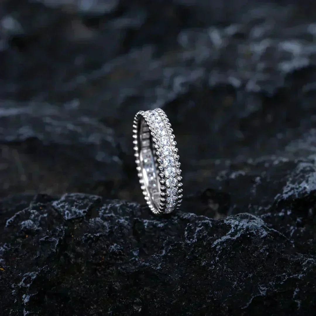 [Marins]PERLEE DIAMOND SILVER RING