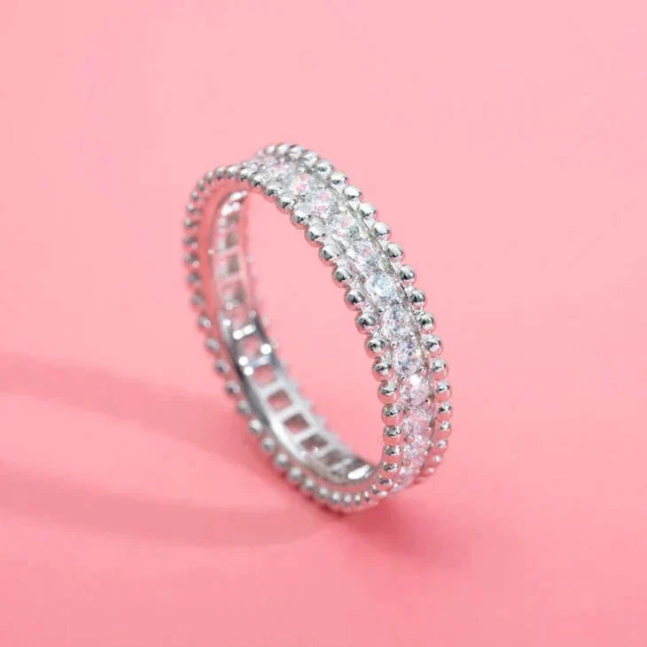 [Marins]PERLEE DIAMOND SILVER RING