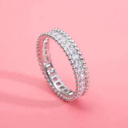 [Marins]PERLEE DIAMOND SILVER RING