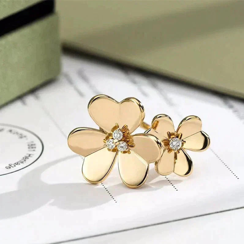 [Marin-Jewelry]CLOVER COMOS GOLD DIAMOND RING