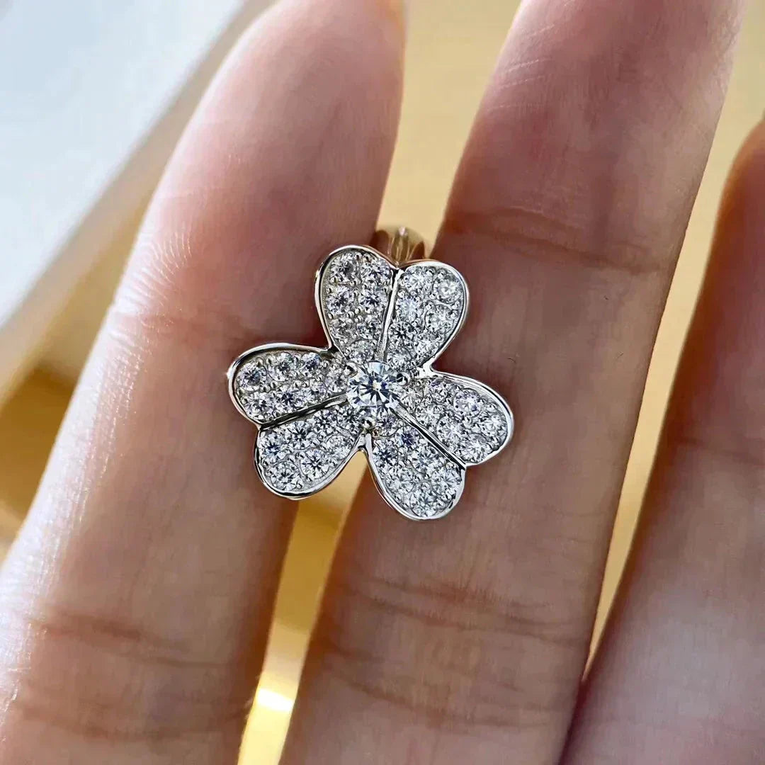[Marins]CLOVER COMOS DIAMOND EARRINGS SILVER