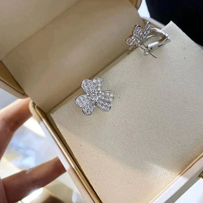 [Marins]CLOVER COMOS DIAMOND EARRINGS SILVER