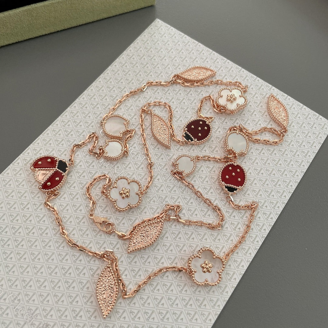 [Marins]LUCKY SPRING 15 MOTIFS Marins GOLD NECKLACE