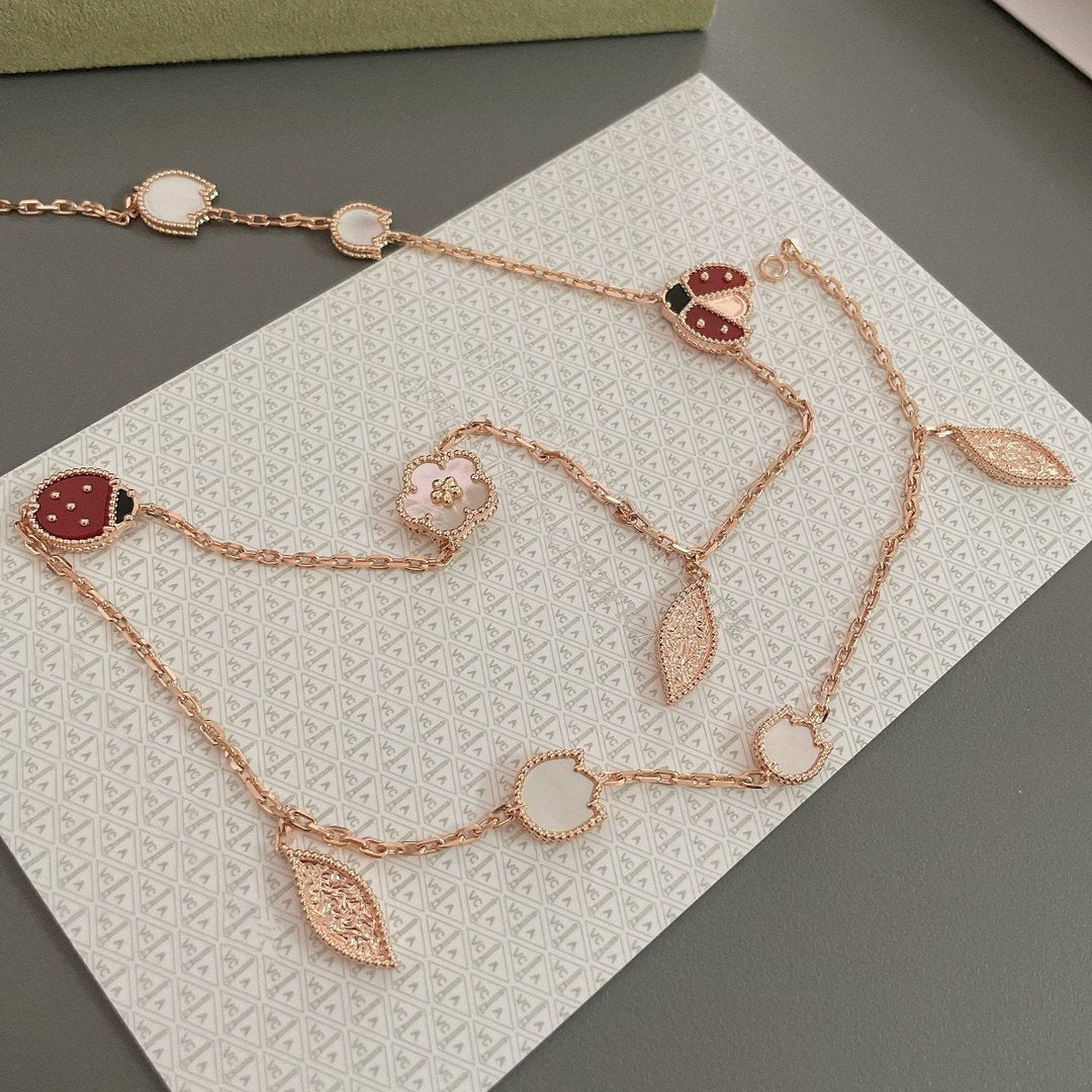 [Marins]LUCKY SPRING 15 MOTIFS Marins GOLD NECKLACE