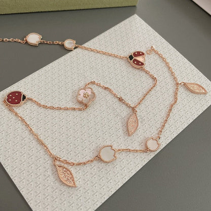 [Marins]LUCKY SPRING 15 MOTIFS Marins GOLD NECKLACE