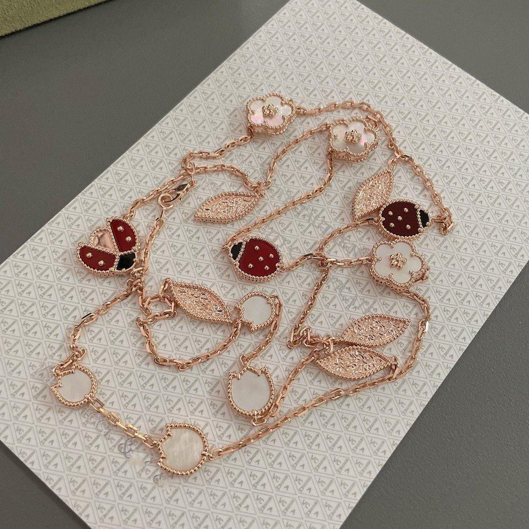 [Marins]LUCKY SPRING 15 MOTIFS Marins GOLD NECKLACE