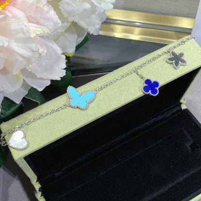 [Marins]LUCKY SPRING SILVER BRACELET 4 MOTIF