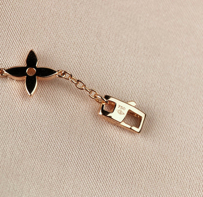 [Marins]STAR AND SUN 7 MOTIFS GOLD BRACELET