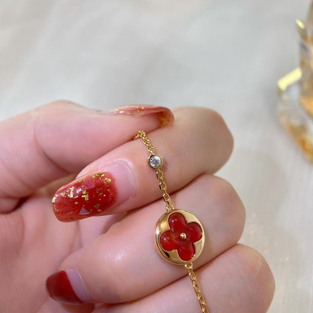 [Marins]SUN PEDANT CARNELIAN BRACELET