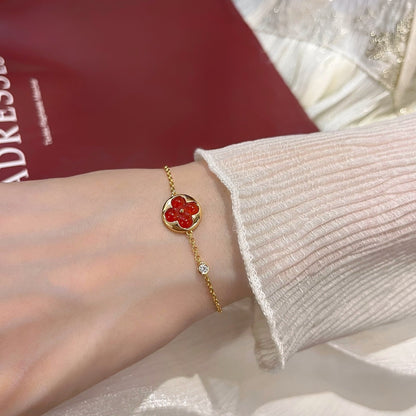 [Marins]SUN PEDANT CARNELIAN BRACELET