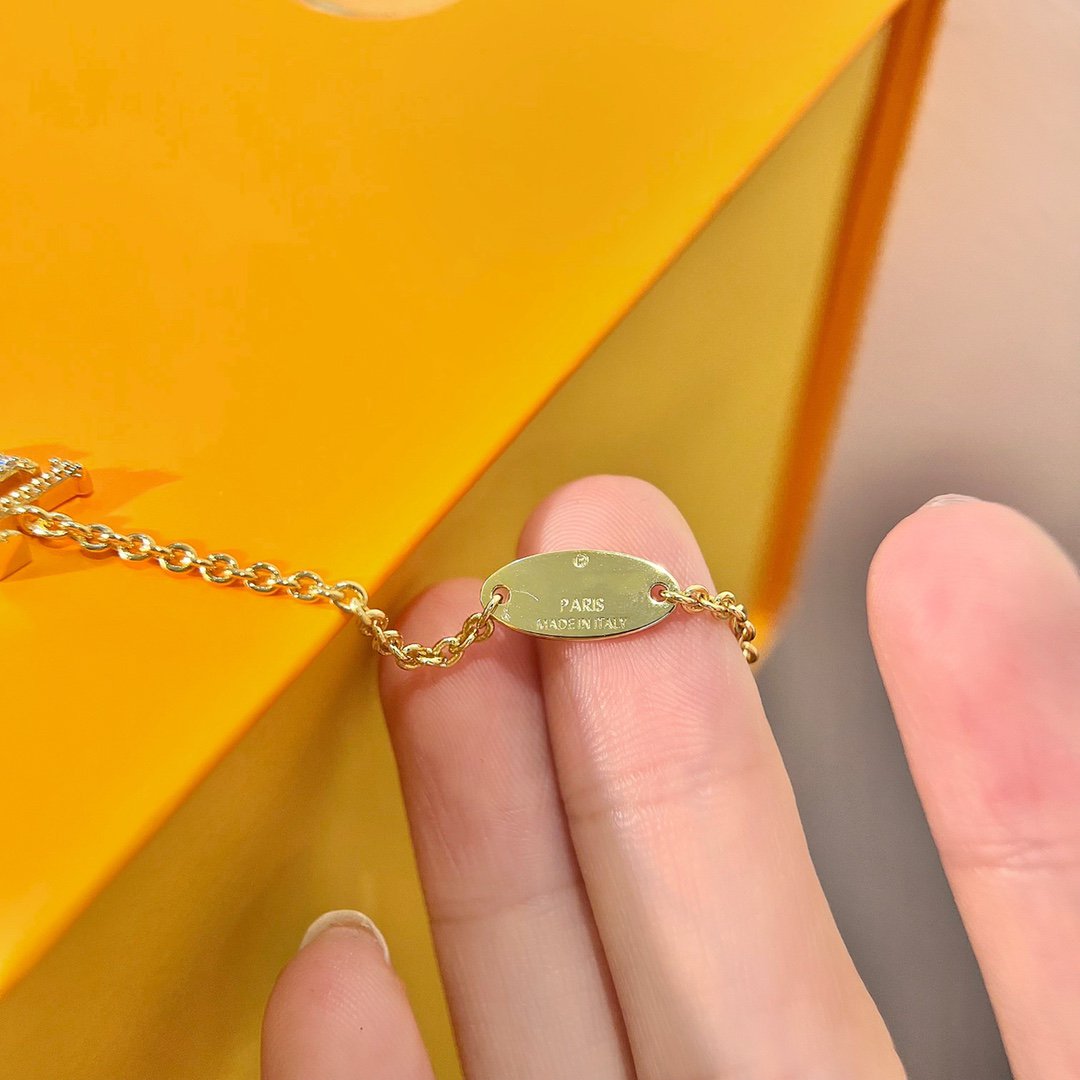 [Marins]LOGO STAR MOTIF GOLD BRACELET