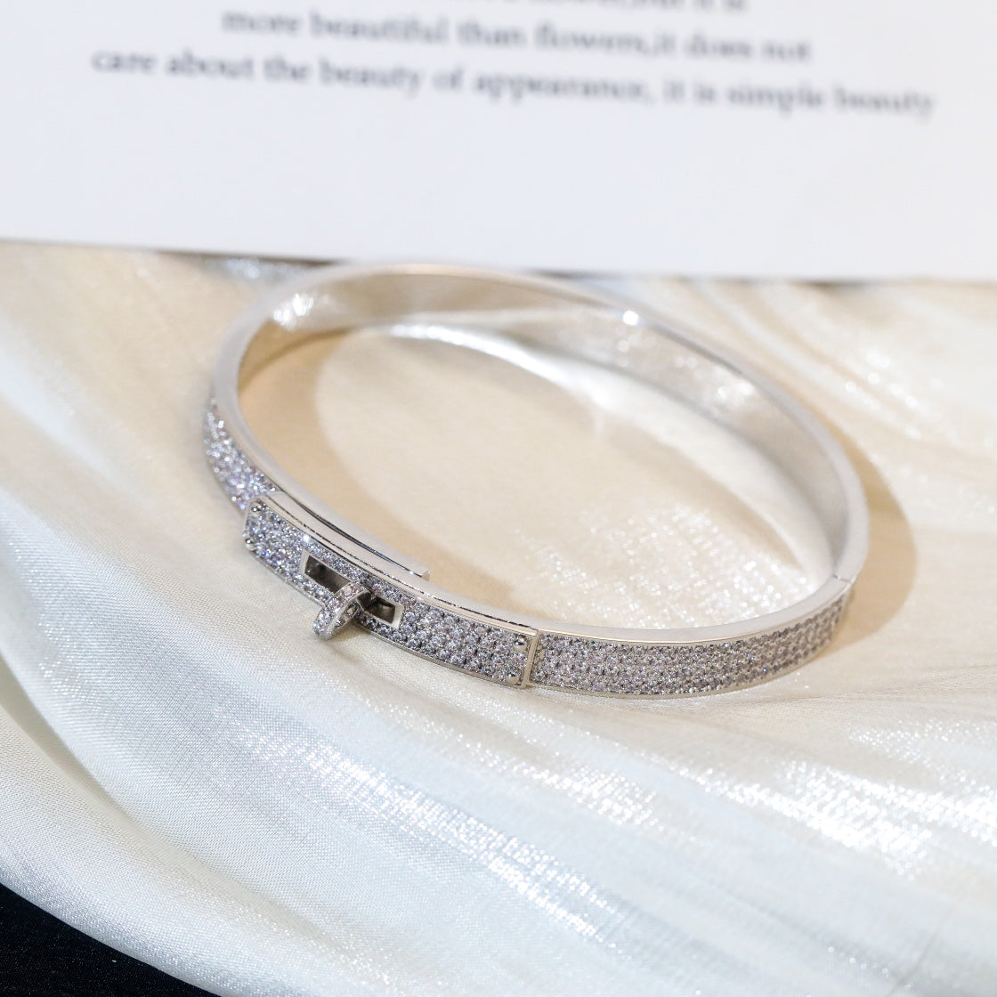 [Marins]KELLY BRACELET DIAMOND PAVED