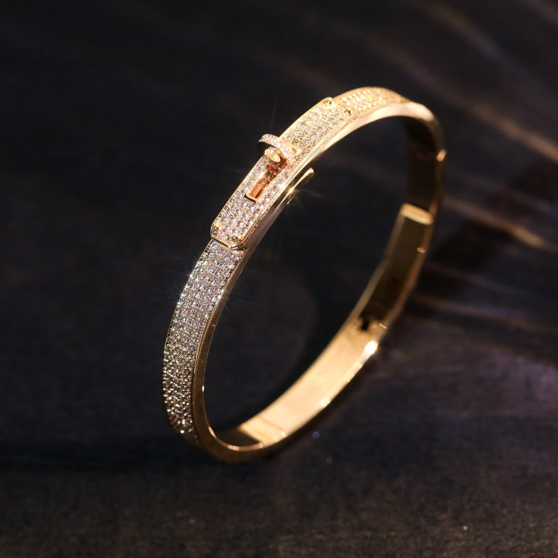 [Marins]KELLY BRACELET DIAMOND PAVED