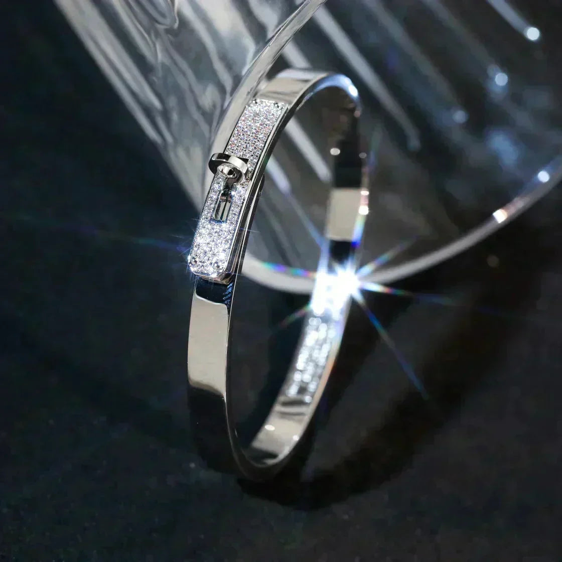 [Marins]KELLY SILVER DIAMOND BRACELET