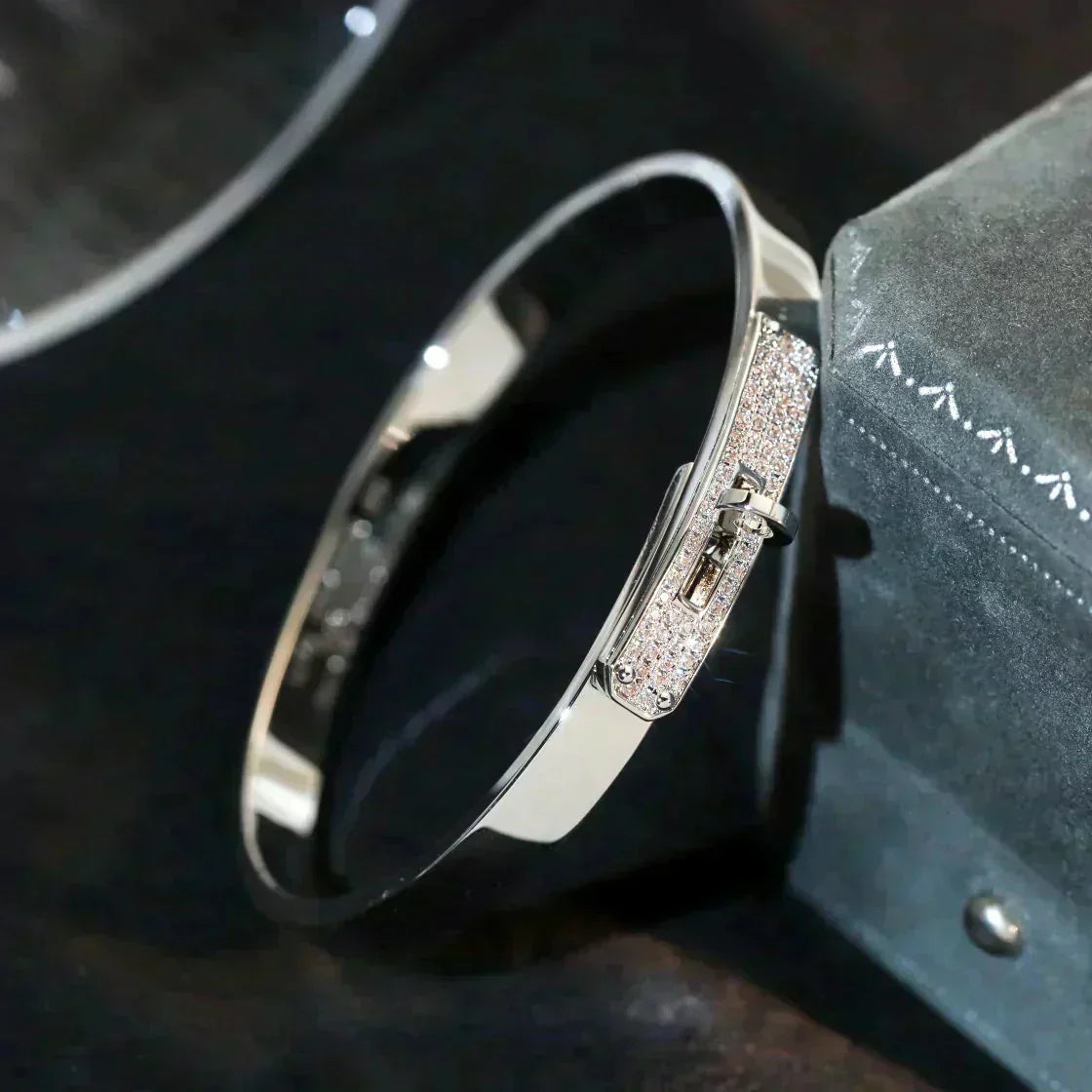 [Marins]KELLY SILVER DIAMOND BRACELET
