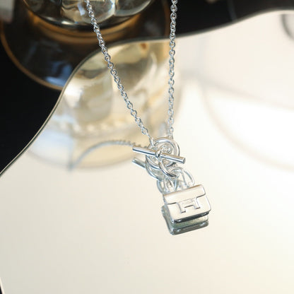 [Marins]POP H PEDANT SILVER NECKLACE