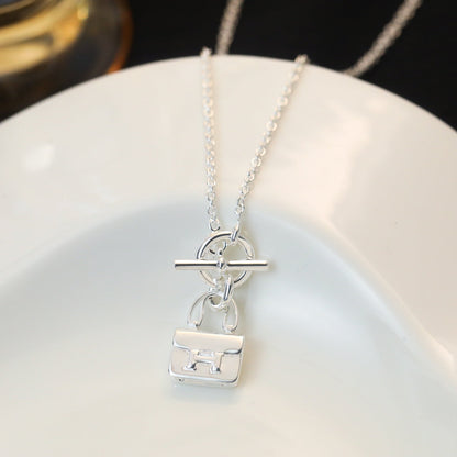 [Marins]POP H PEDANT SILVER NECKLACE