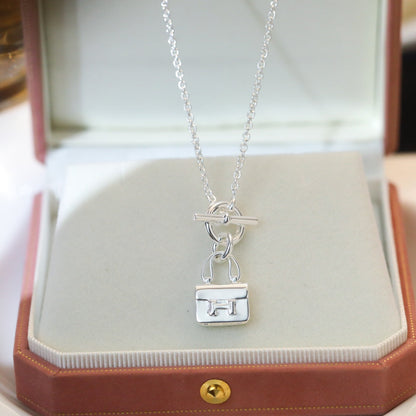 [Marins]POP H PEDANT SILVER NECKLACE
