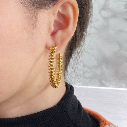 [Marins]CLASH HOOP EARRINGS
