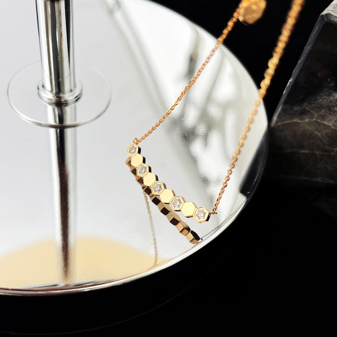 [Marins]BEE MY LOVE DIAMOND NECKLACE