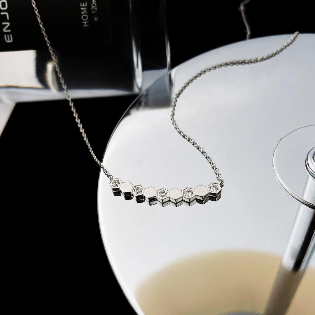 [Marins]BEE MY LOVE DIAMOND NECKLACE