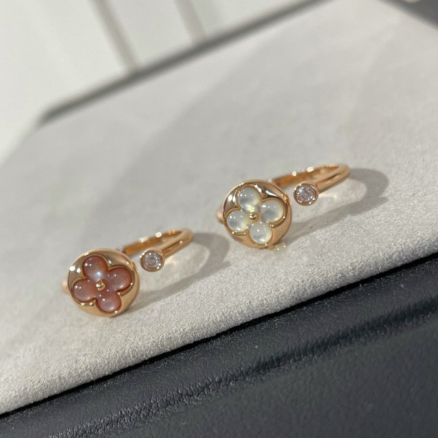 [Marins]SUN 1 DIAMOND PINK MOP RING