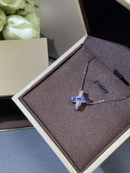 [Marins]LIENS DIAMOND SILVER NECKLACE