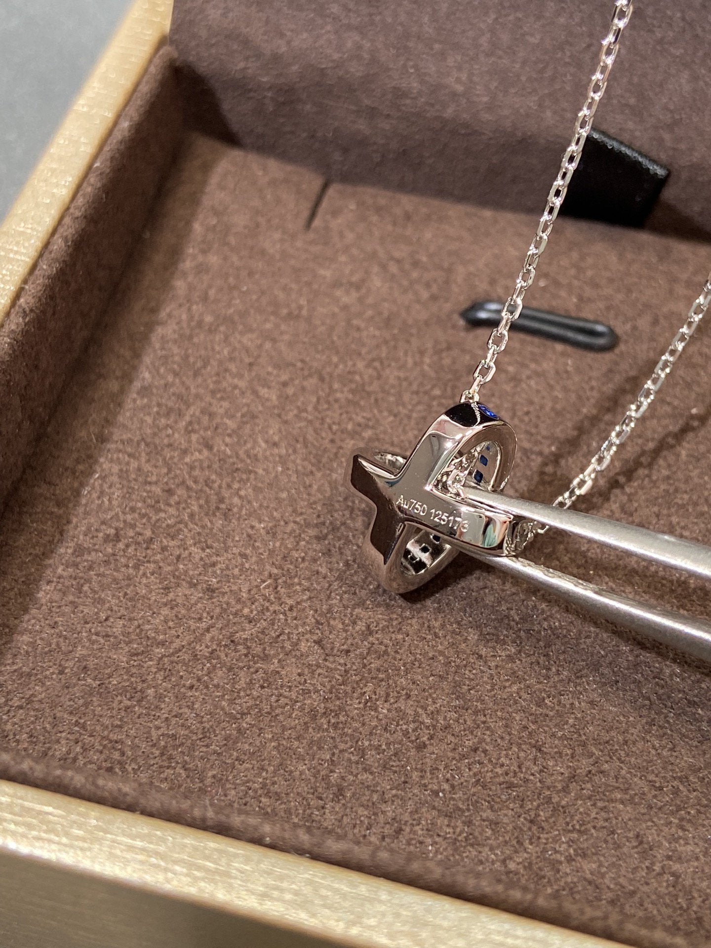 [Marins]LIENS DIAMOND SILVER NECKLACE