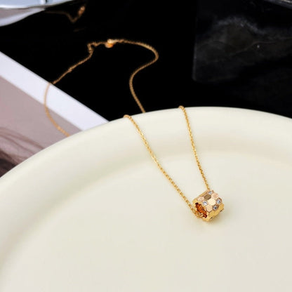 [Marins]BEE MINI PEDANT DIAMOND NECKLACE