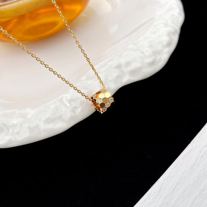 [Marins]BEE MINI PEDANT DIAMOND NECKLACE