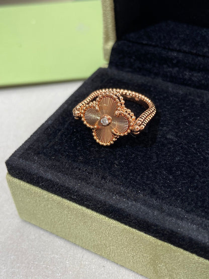 [Marins]CLOVER RIVERSIBLE Marins GOLD RING