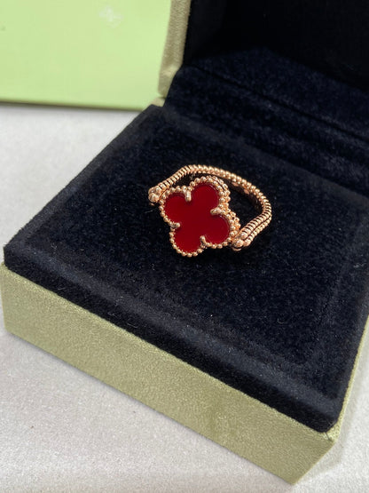 [Marins]CLOVER RIVERSIBLE Marins GOLD RING